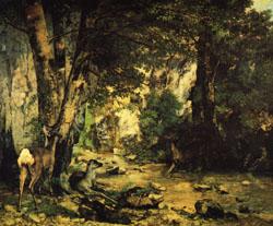 Gustave Courbet The Shaded Stream